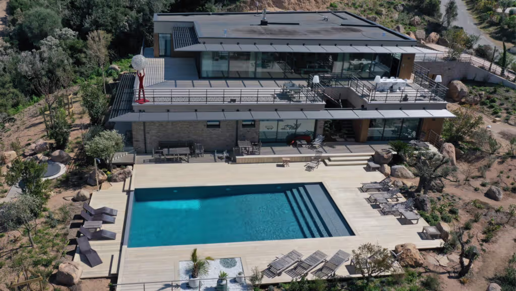Two Accoya decks in Corsica
