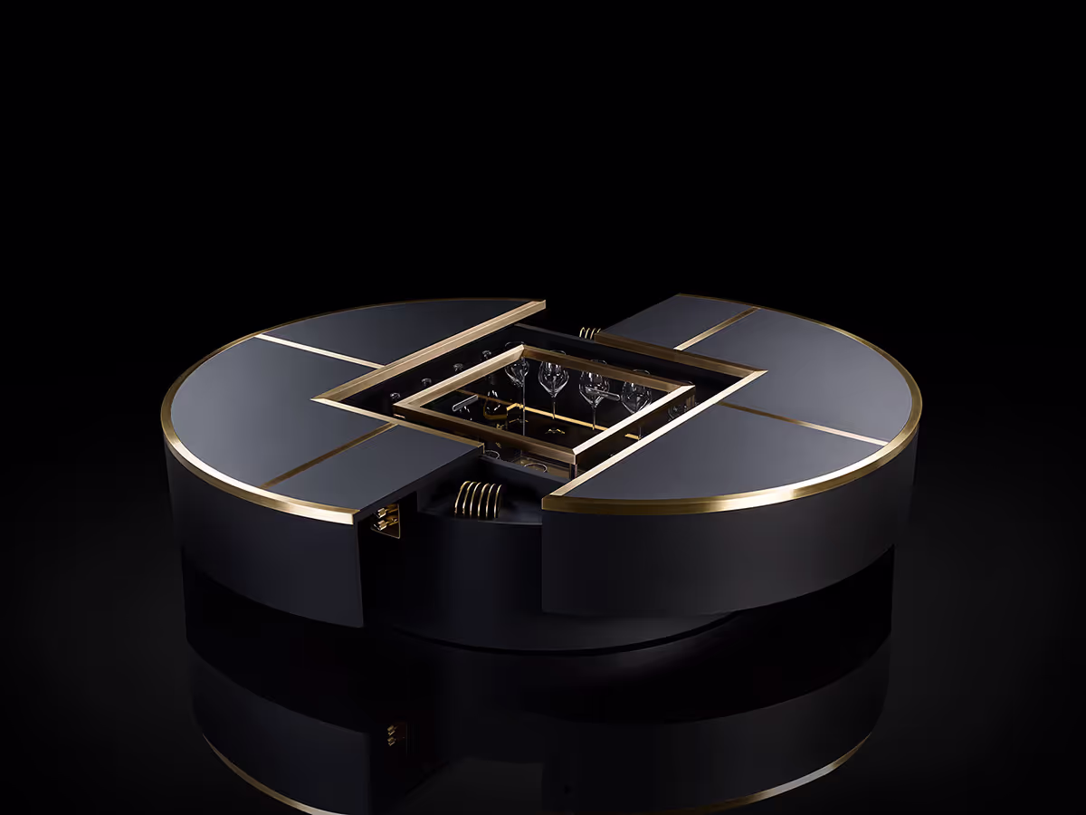 Dom Pérignon table – Silverlining & Kravitz Design