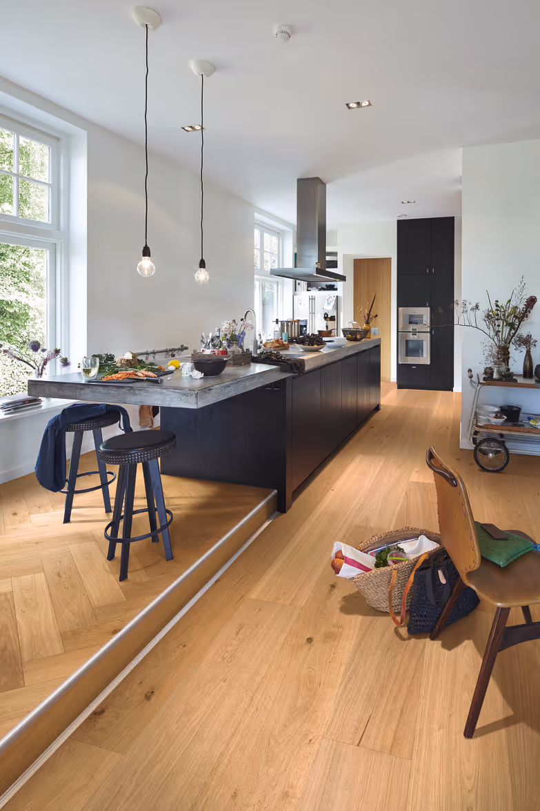 Lame de parquet contrecollé MEISTER Lindura HS 500 chêne Classic oak 3