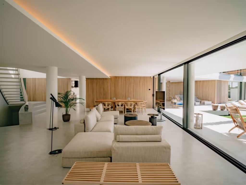 Accoya deck and cladding for Villa Harmony in Ibiza