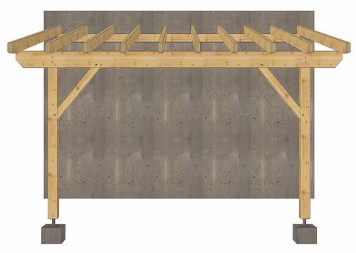 Carport en épicéa Argentière 5