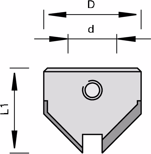 HW countersinks for helical drills and dowel drills LEUCO 2