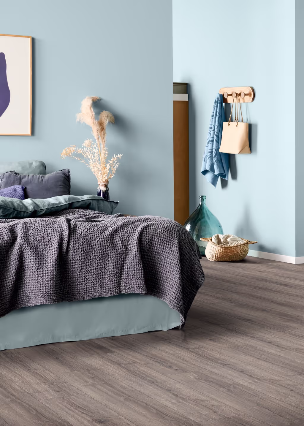 Lame de sol stratifié hydrofuge EGGER Grey Sherman Oak 3