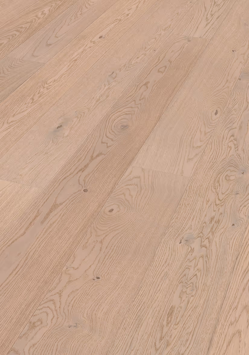Lame de parquet contrecollé MEISTER Lindura HD 400 chêne Off-white oak lively verni 2