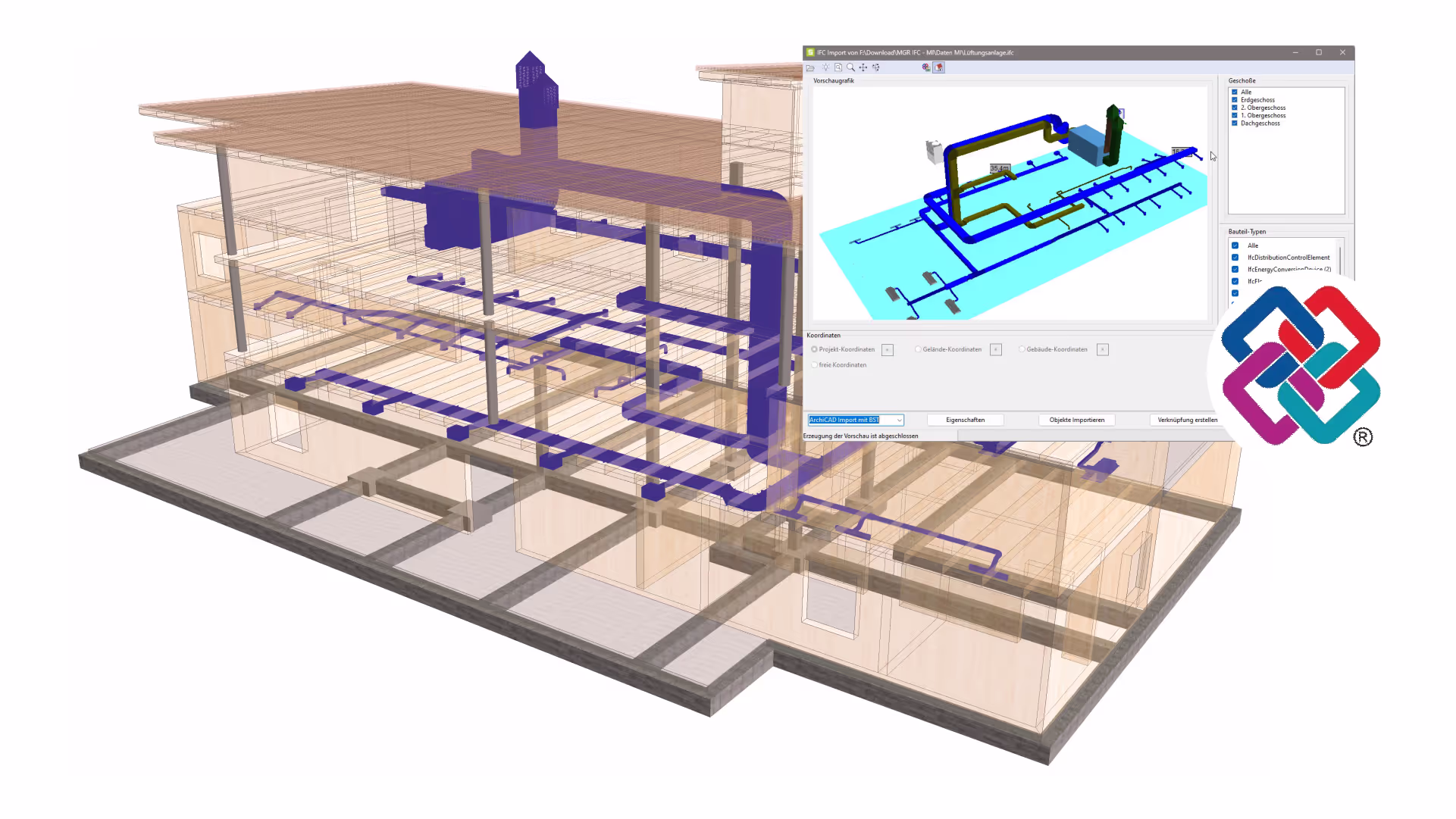 Module SEMA BIM échange de données IFC