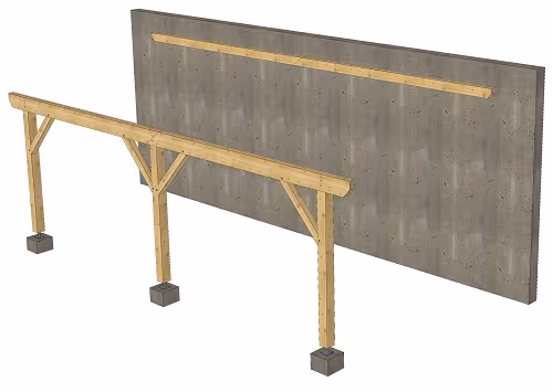 Carport en épicéa Granier 2