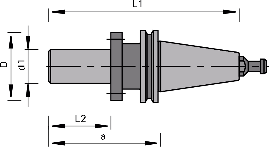 Adapters with SK taper LEUCO 2