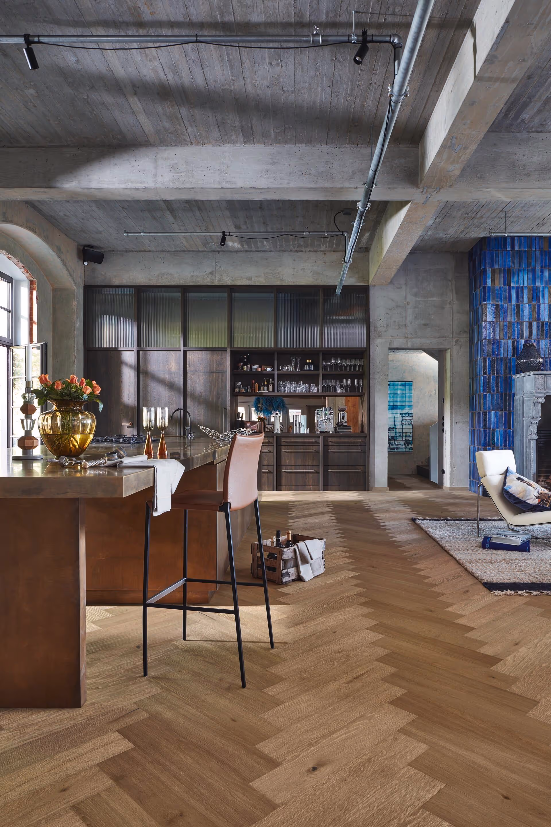 Lame de parquet contrecollé MEISTER Lindura HS 500 chêne Classic greige oak 3