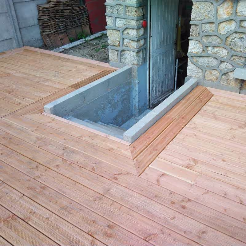 Grooved Timber Decking Board FIGARO 27x145 Douglas Fir 3