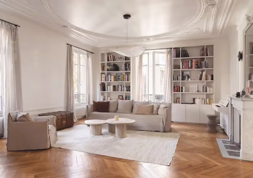 Confort et modernité d’un appartement haussmannien par Studio Castille