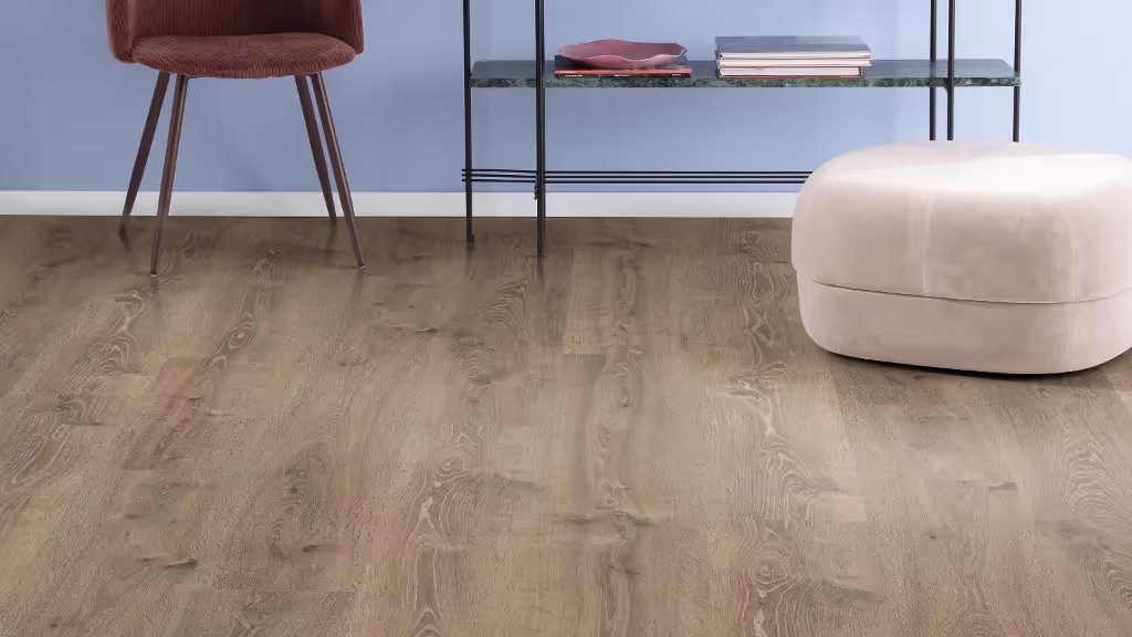 Revêtement de sol stratifié NatureSense Aqua 10/33 Long Chêne Bayford gris
