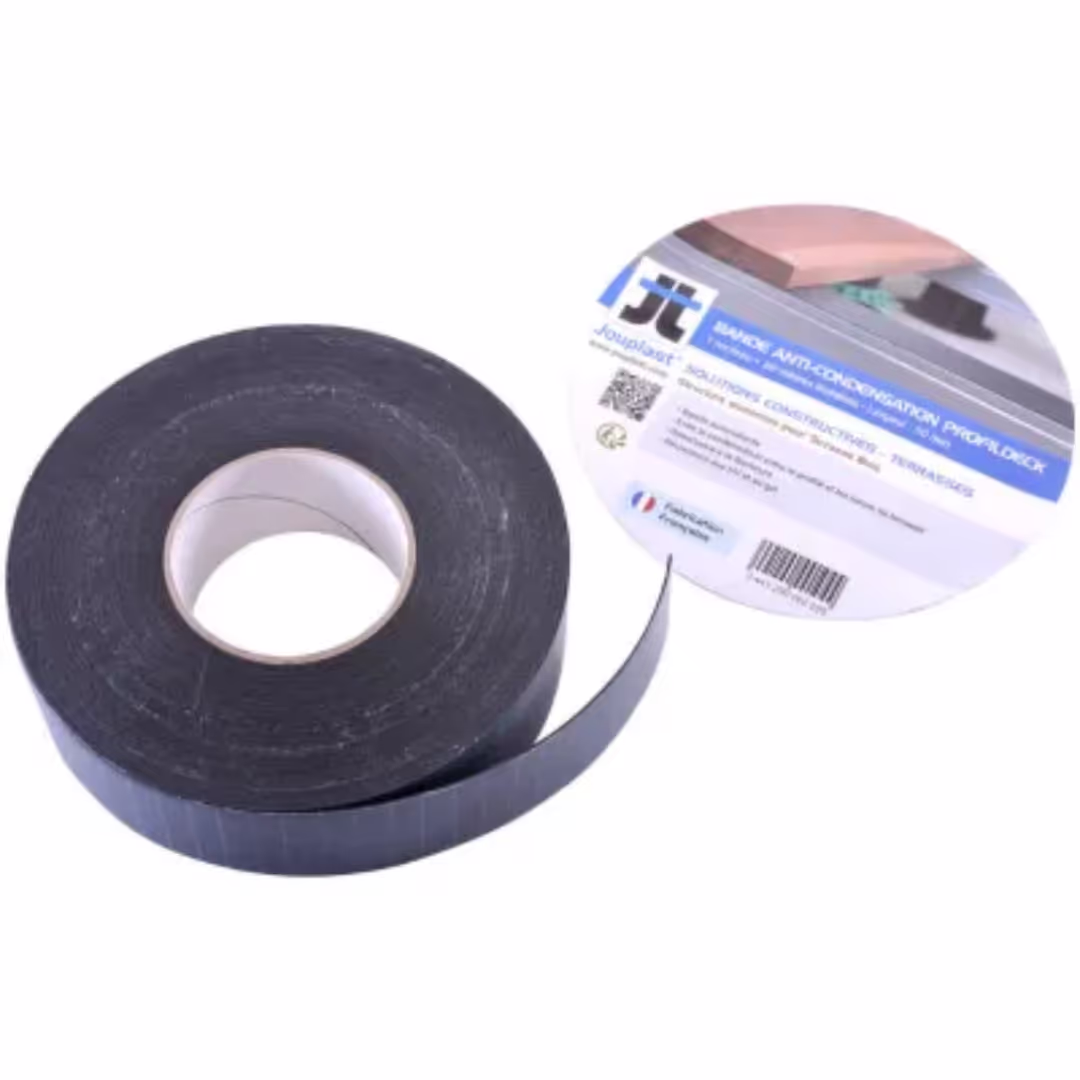Bande anti condensation pour lambourde terrasse