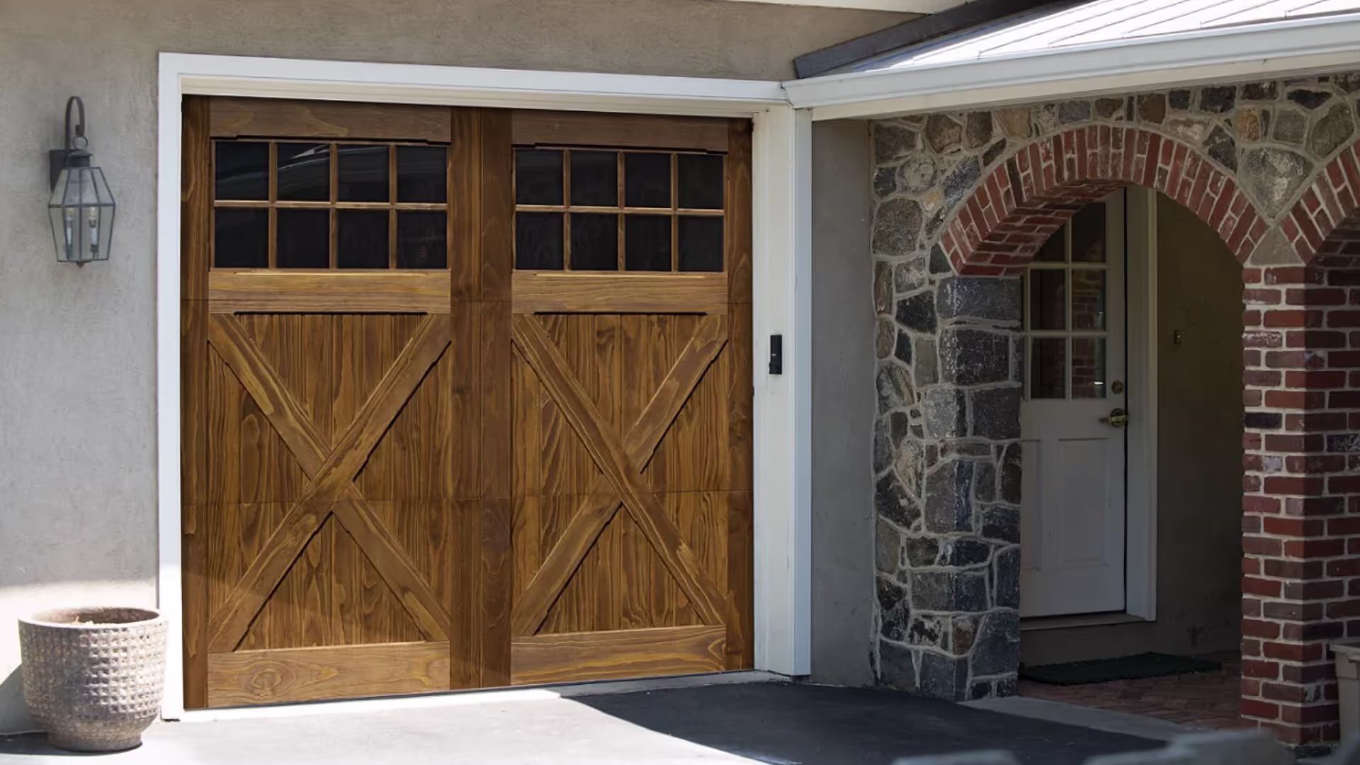 Portes de garage en bois