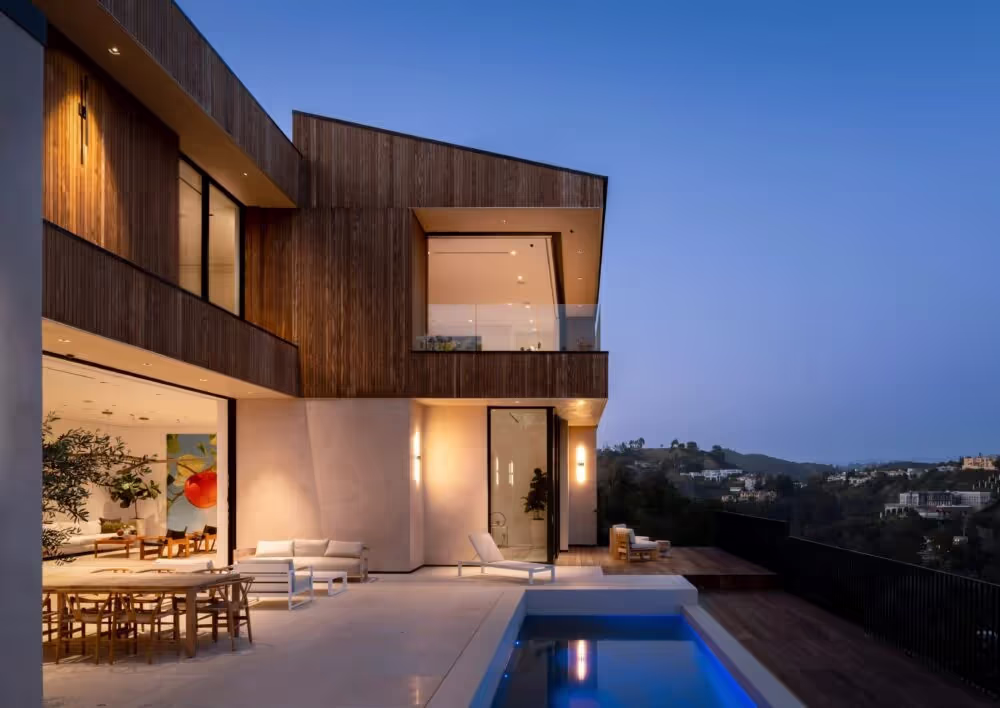 Maison panoramique dans le quartier de Bel Air à Los Angeles