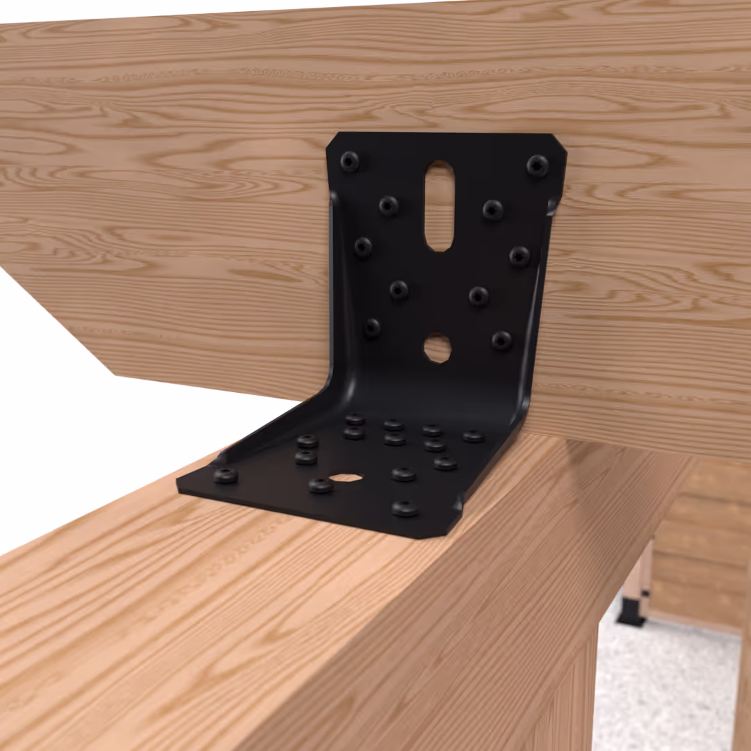 ABR100PB Equerre de structure - Finition noire