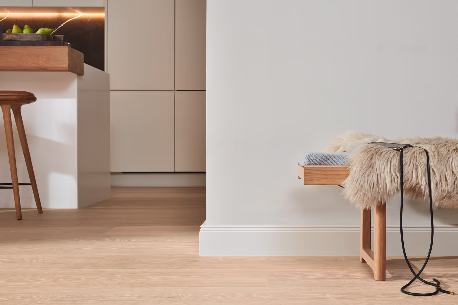 Lame de parquet contrecollé MEISTER Lindura HD 400 chêne Natural champagne oak 5