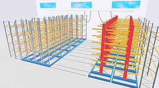 OHRA mobile racking system on mobile bases 3
