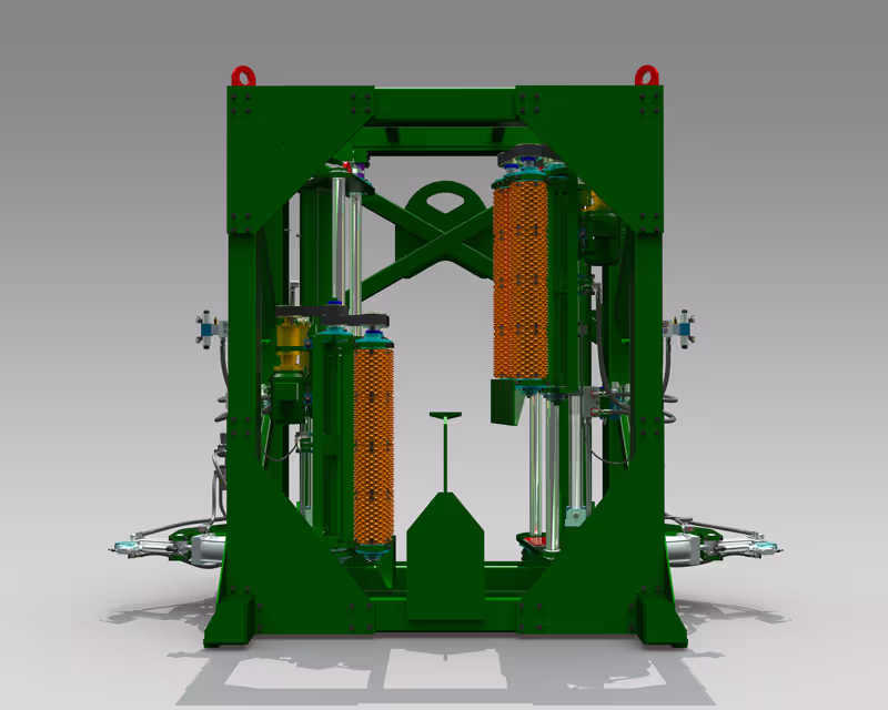 USNR 2-roll and 4-roll log turners 4