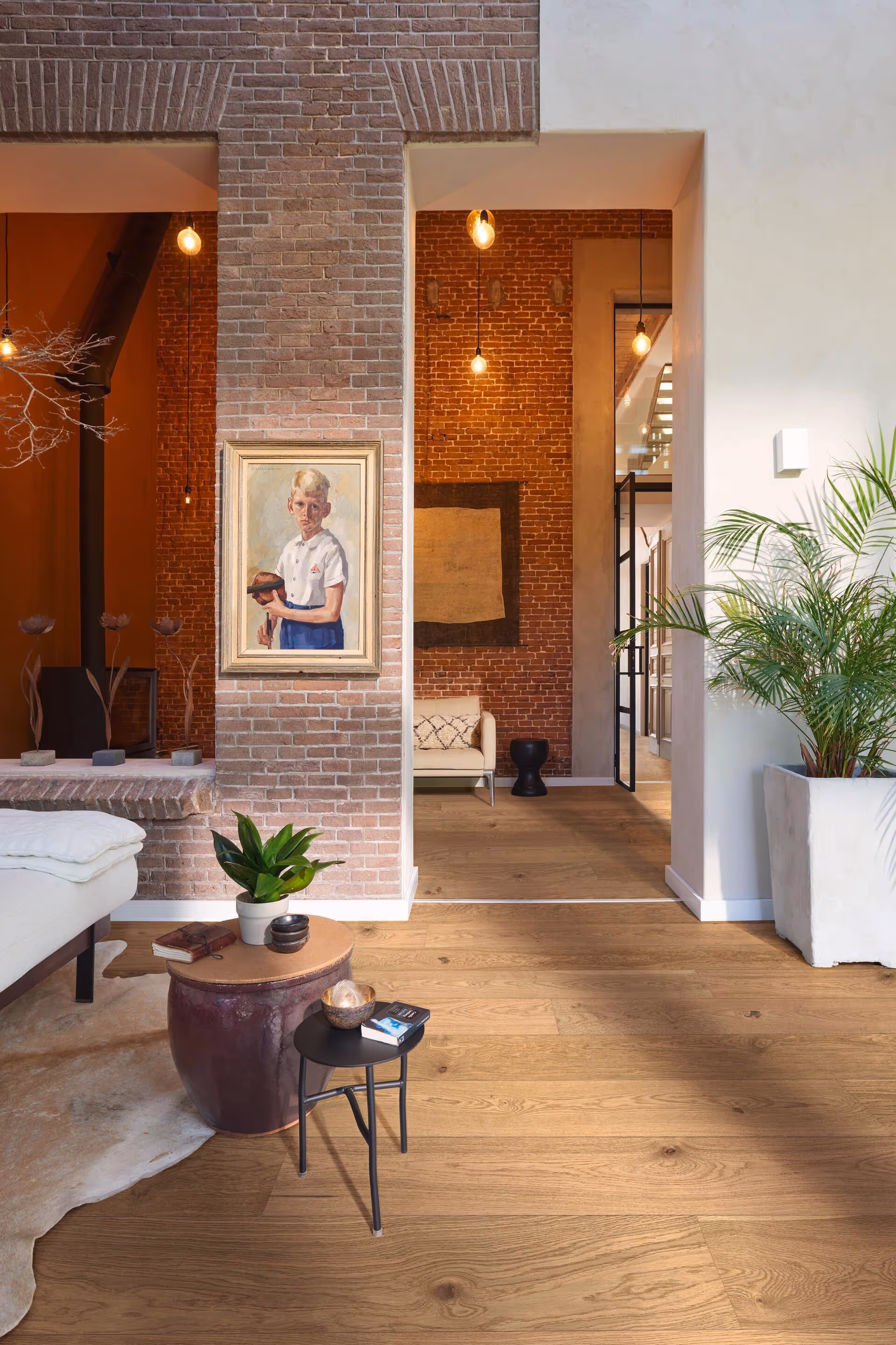Lame de parquet contrecollé MEISTER Wood Flooring Natureflex HD 100 chêne Authentic oak 2