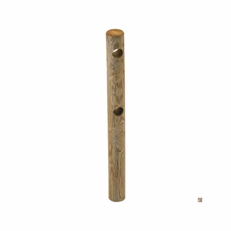 Pine Timber Post ø 140 mm bored to ø 80 mm for Fencing 3