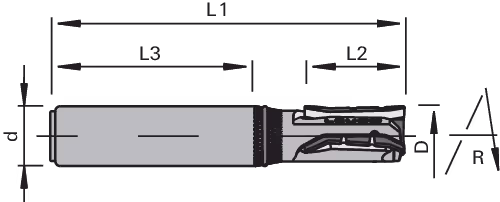 DIACURVE DP Nesting shank cutters LEUCO 3