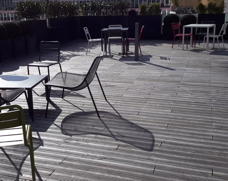 Terrace in Boulogne-Billancourt, Paris