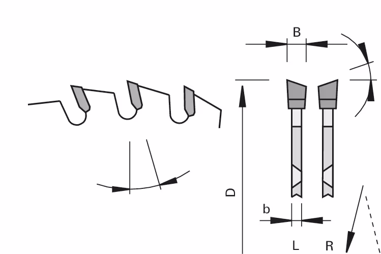 HW saw blades for edge banding machines for, version 2 2