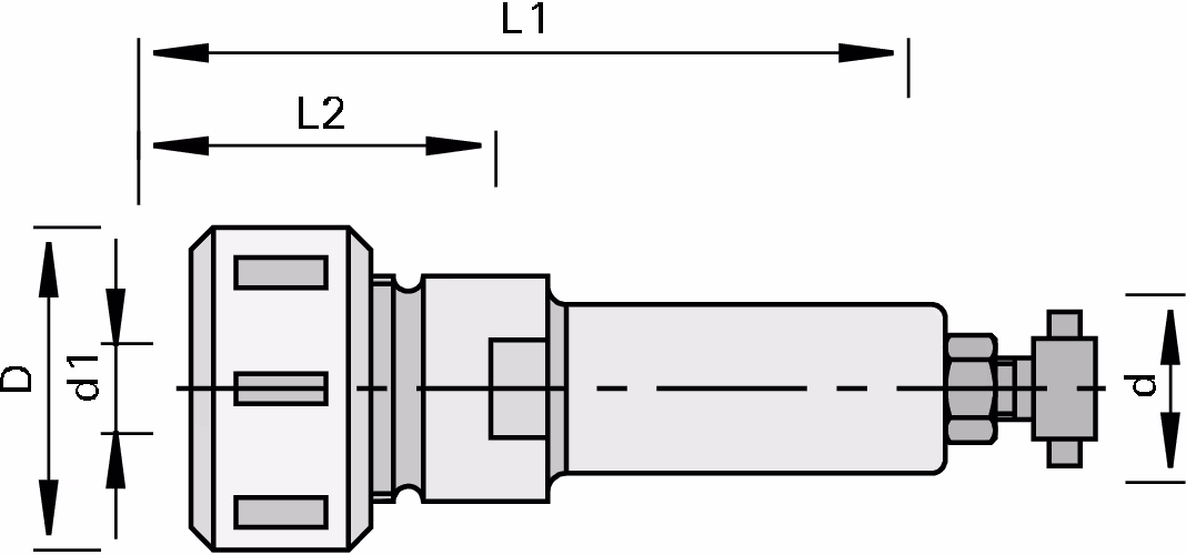 Collet chucks with cylindrical shank LEUCO 2