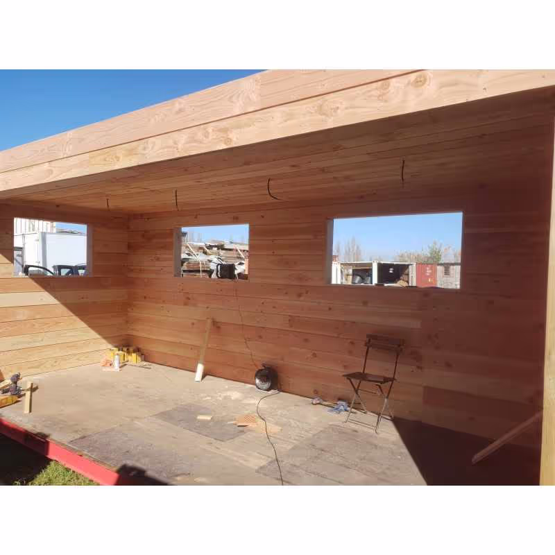 Panelling / Tongue-and-Groove Plank with Shadow Gap Joints 21x180 Douglas Fir 3