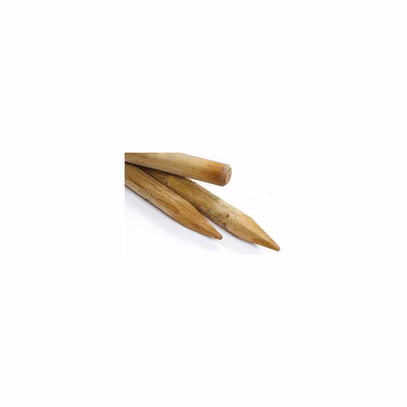 Stake / Tree Stake Machined Round Timber Pointed Pine Pressure-Treated Class 4 4
