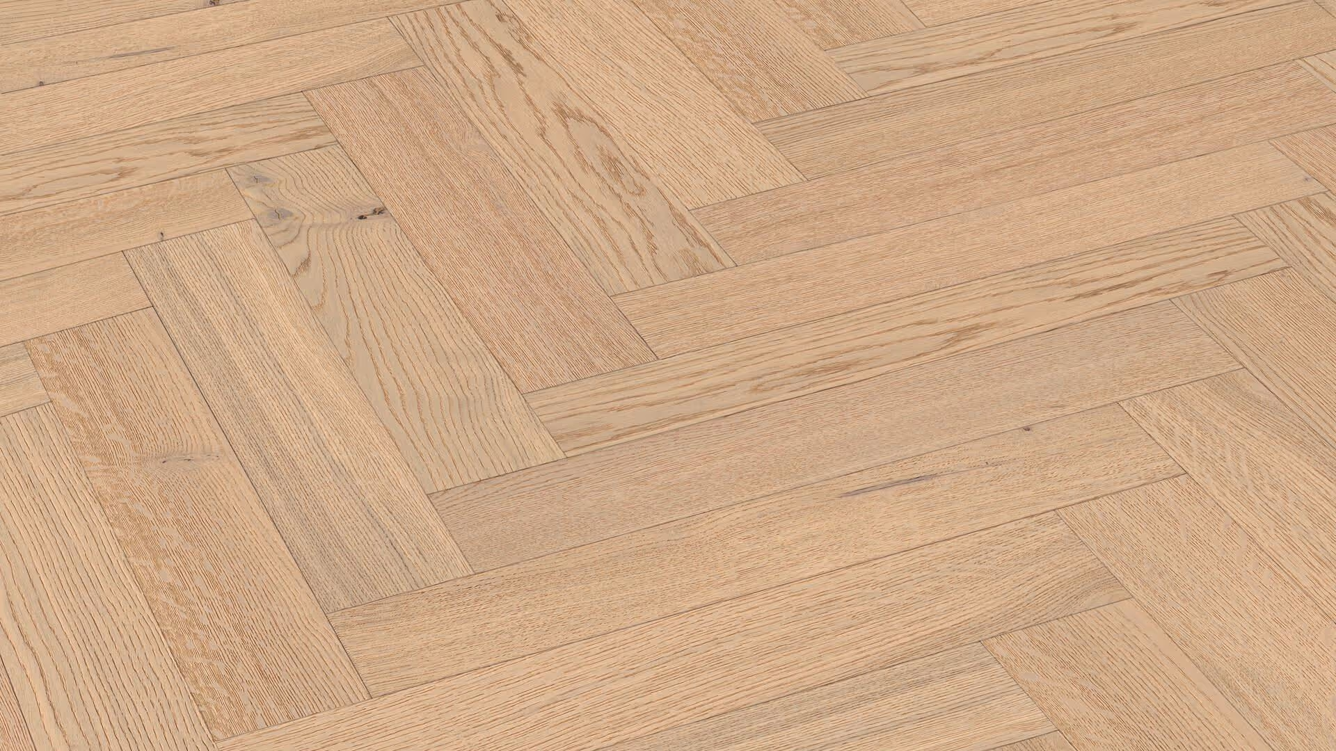 Lame de parquet contrecollé MEISTER Lindura HS 500 chêne Classic oak cream white