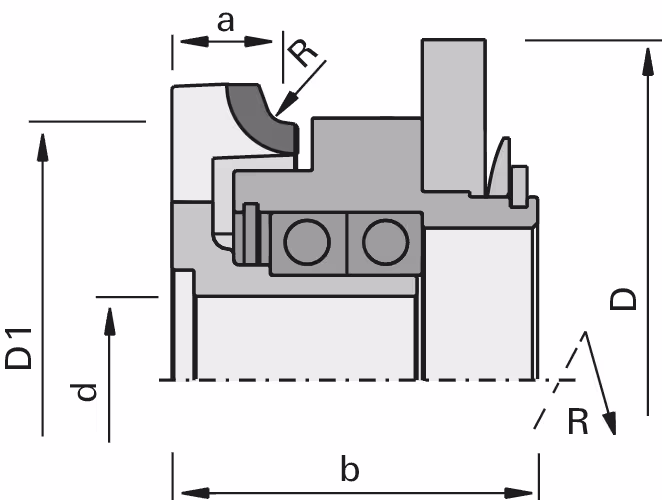 DIAMAX DP edge rounding cutters with tracing roller and 2