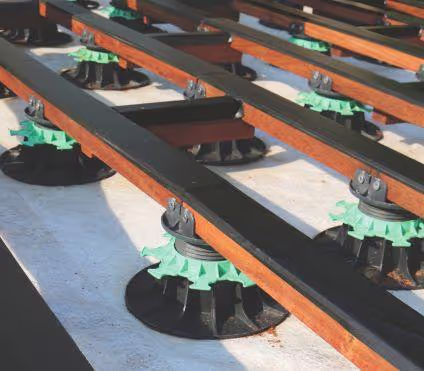 Bande de protection lambourde bitumineuse pour terrasse bois 3