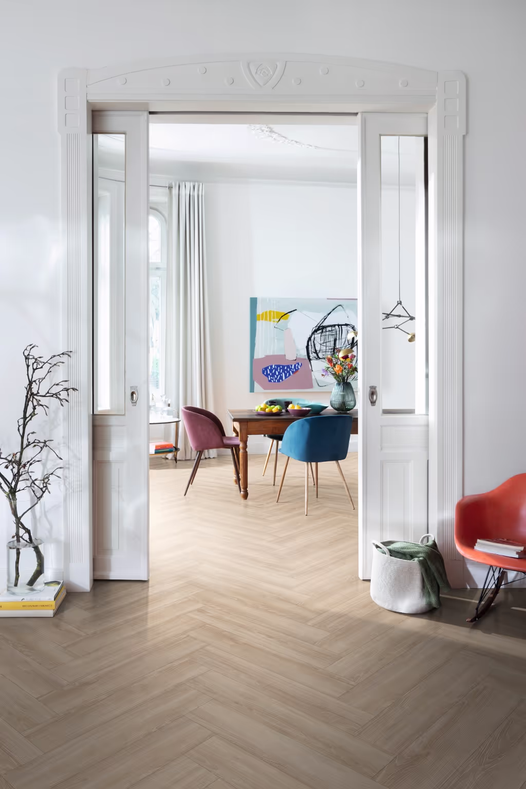 Lame de sol stratifié EGGER Cream Newport Oak 2