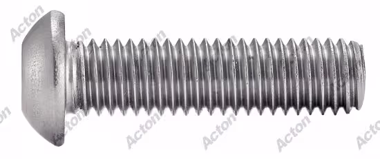 ISO 7380-1 machine screw, domed head hex socket, A4 stainless steel Acton 2