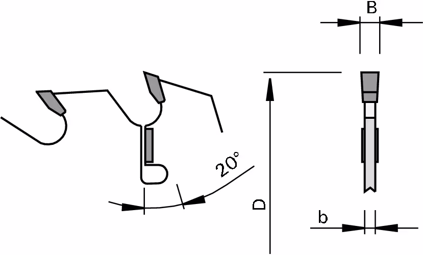 Lames de scie pour scie multiple HW avec racleurs HW - solid « F » 2