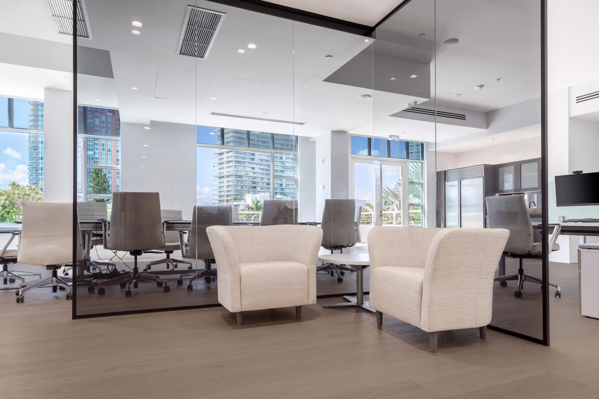 Timeless durability in a Miami office