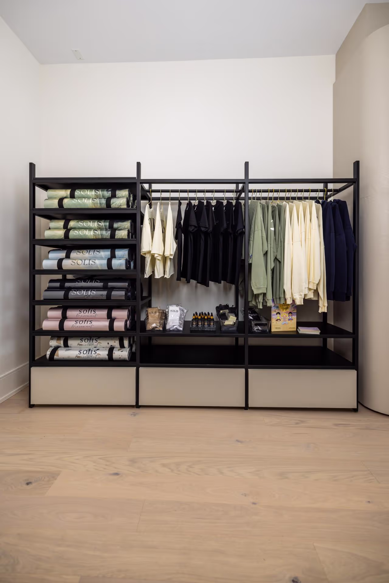 Energy meets durability in this yoga studio