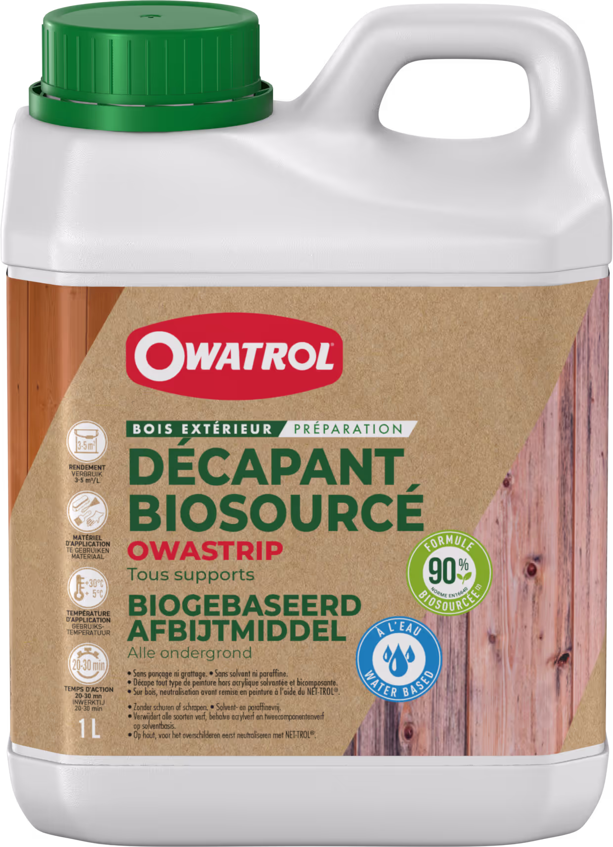 Gel décapant tout support Owatrol Owastrip biosourcé