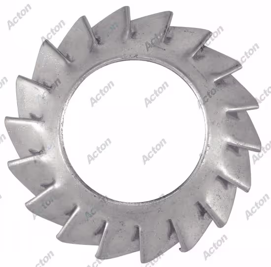 “Fan” concave washers with external teeth type AZV, steel 2