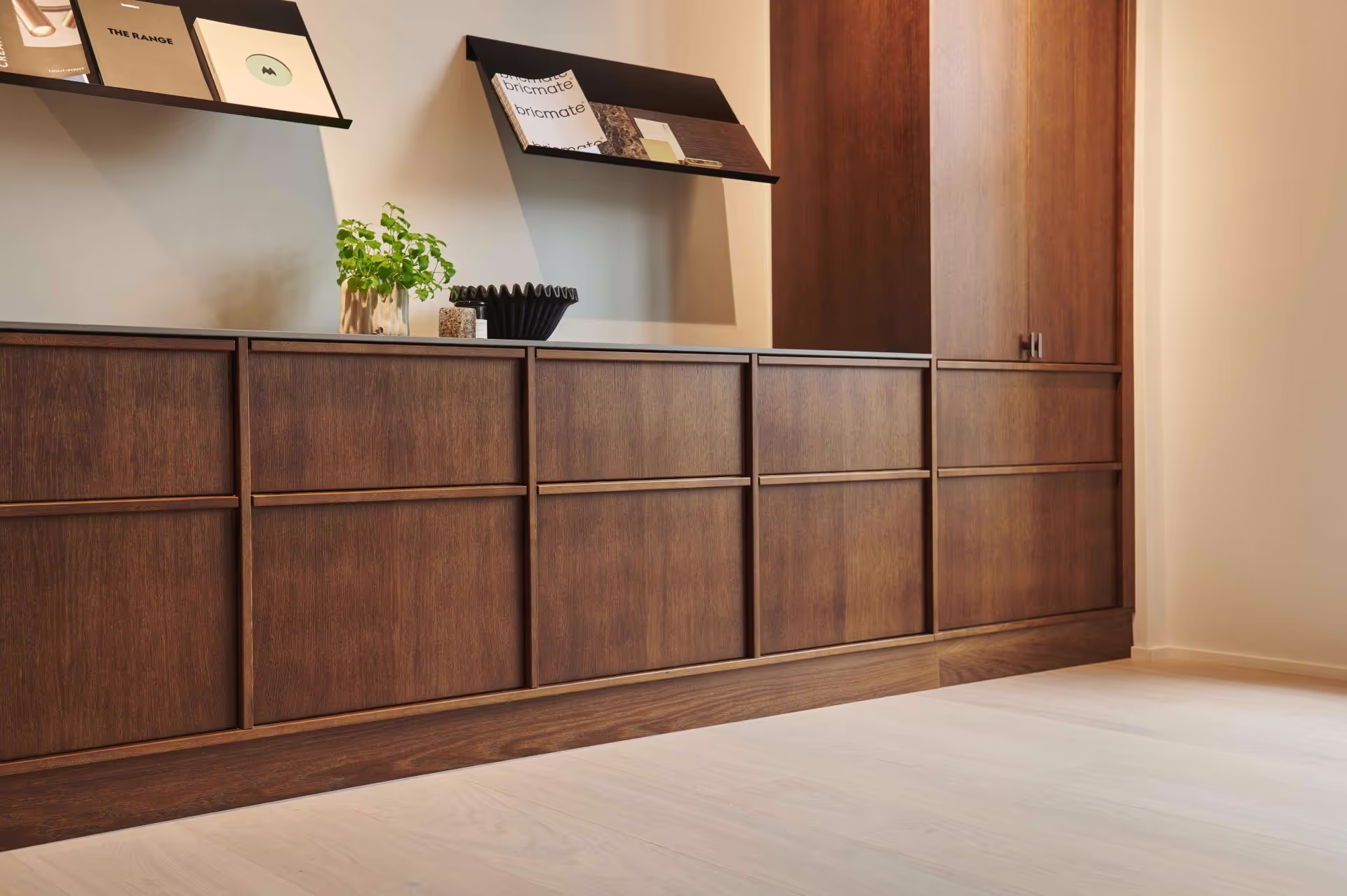 A bright, spacious and elegant kitchen showroom