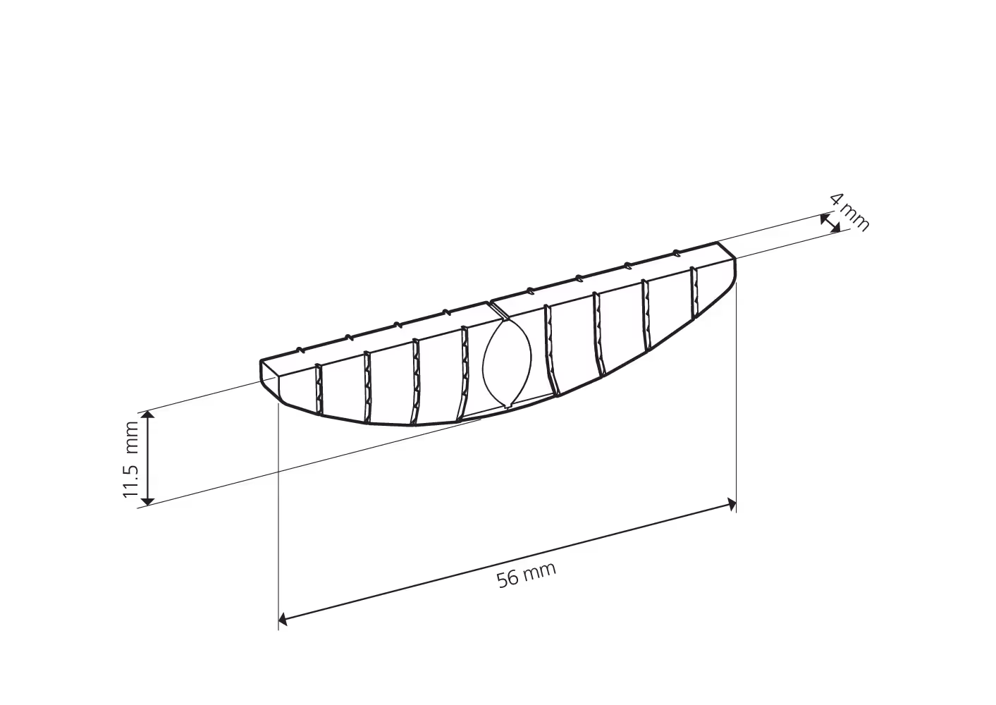 Lamelle autoserrante Lamello E20 2