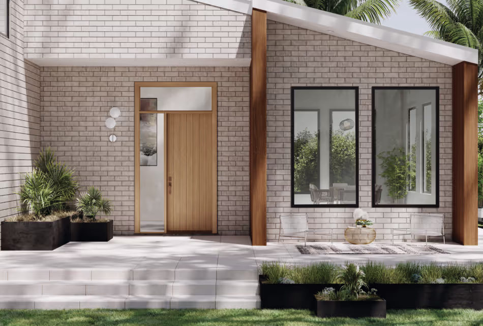 Timber entrance doors by TruStile
