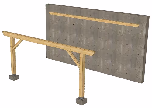 Carport en épicéa Argentière 2