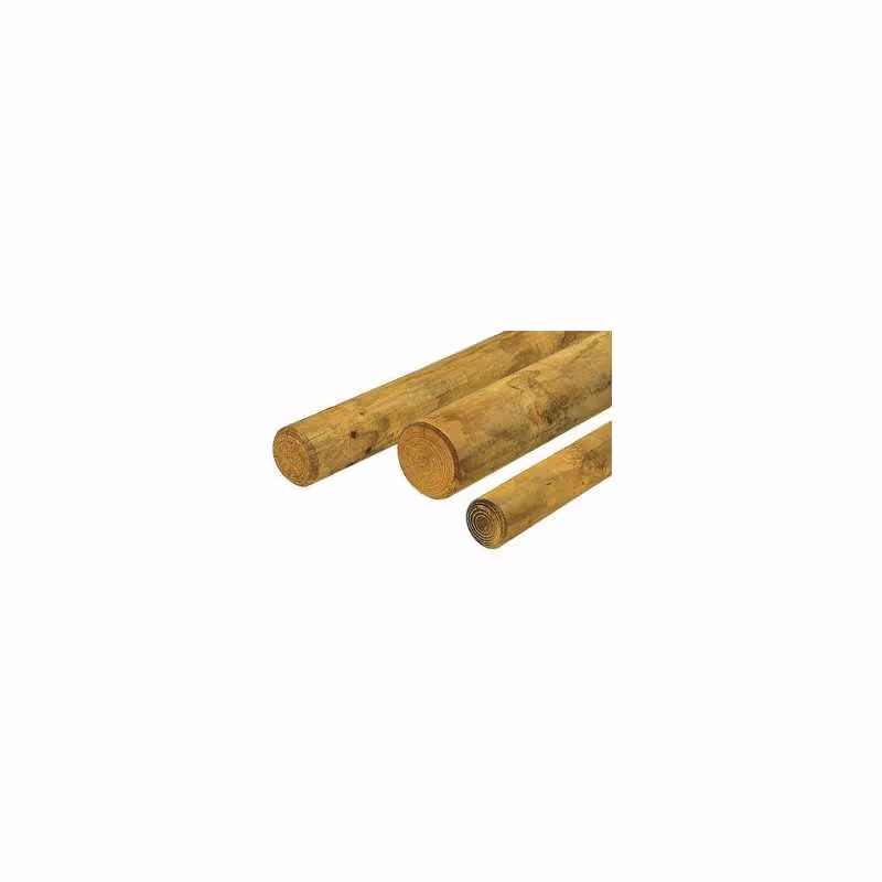 Machined Timber Pole Pine Pressure-Treated Class 4 Diameter 120mm 1.5m 3