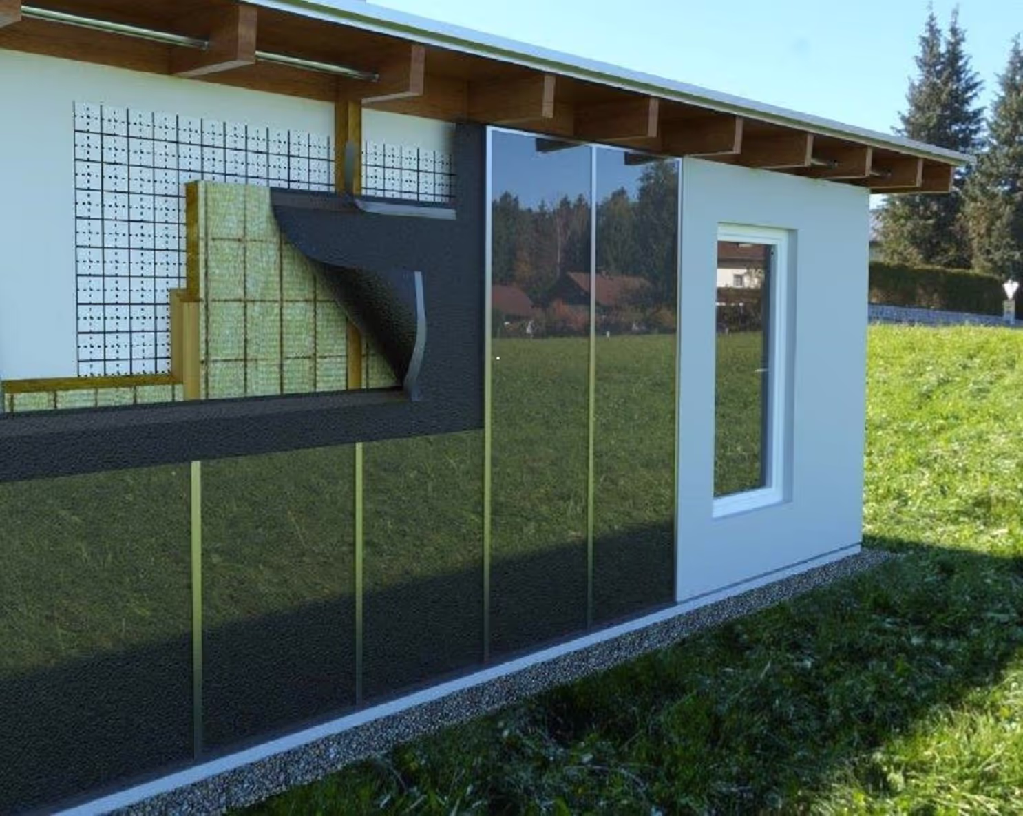 Écran pare-pluie BWK Difflex Thermo Façade SK 4