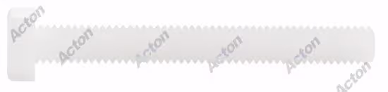 Nylon screw, hex head, fully threaded, DIN 933 type Acton 2