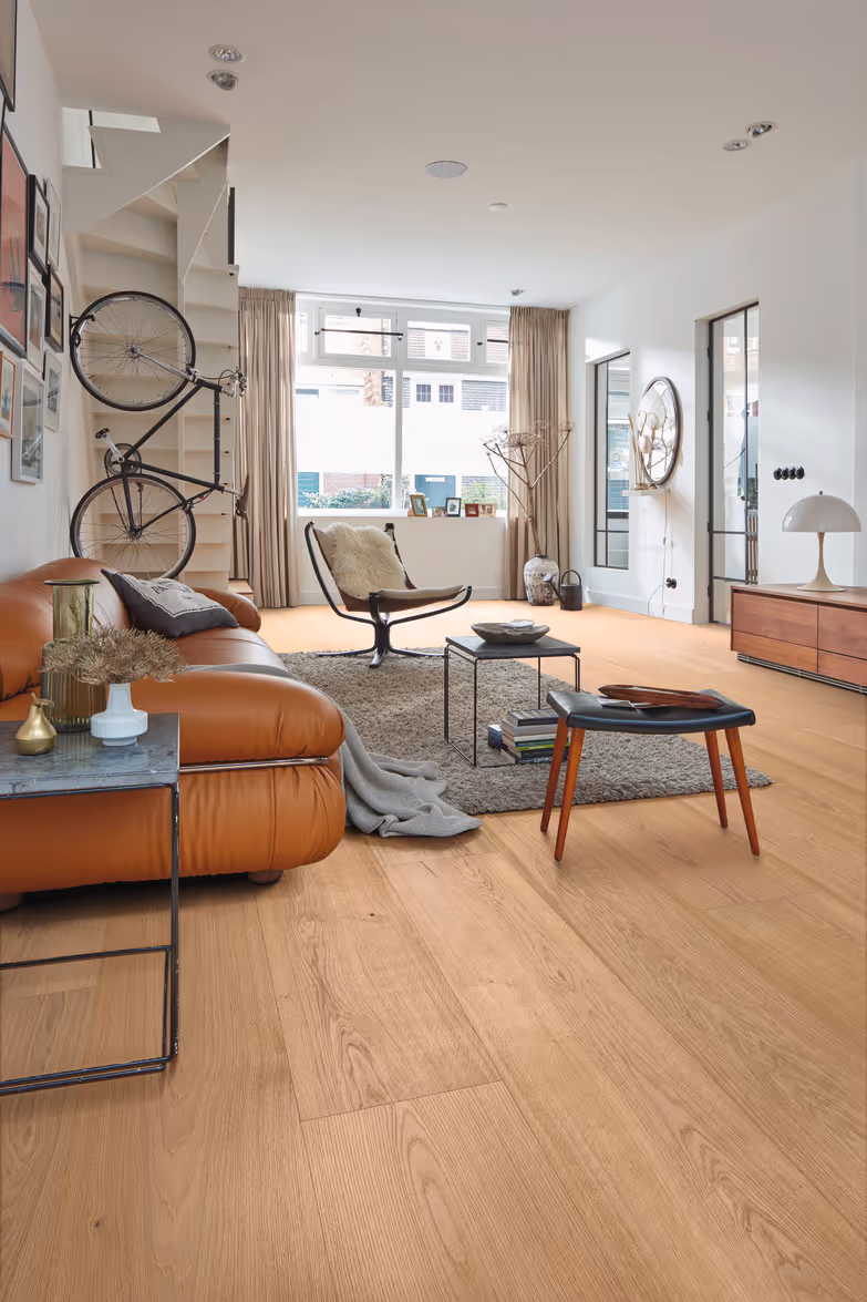 Lame de parquet contrecollé MEISTER Lindura HD 400 chêne Natural light oak 3