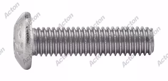 ISO 7380-1 type machine screw, domed head six-lobe, A2 stainless steel Acton 2