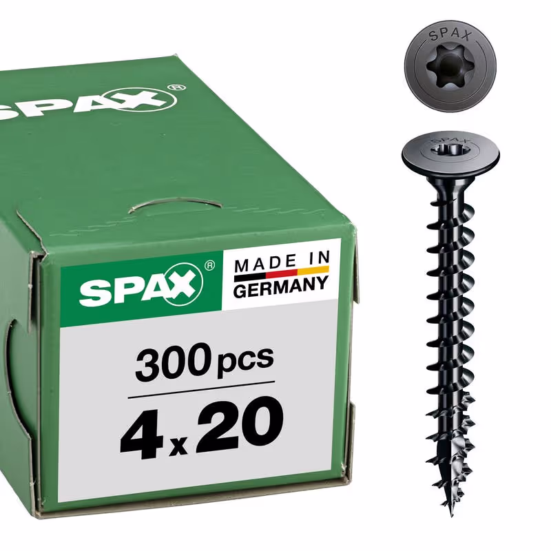 Vis pour panneau arrière SPAX noir BLAX 2